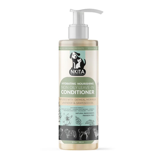 Nkita Premium Pet Conditioner – Hydrating & Non-Oily Detangler for Dogs, Cats & Horses – Natural Grooming Care