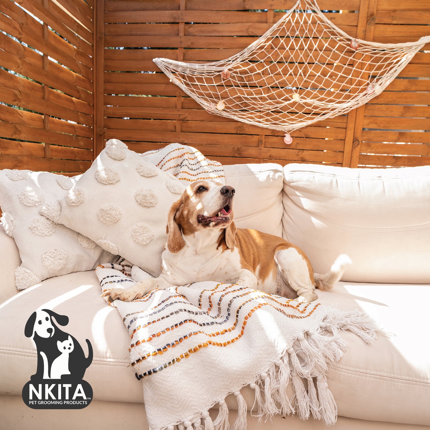 Nkita Pet Deodorizer Spray – Calming & Refreshing Scent for Dogs, Cats & Horses – Natural Odor Neutralizer